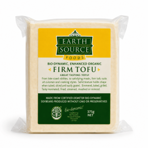 Earth Source Firm Tofu 375g (Bio-Dynamic, Enhanced Organic)