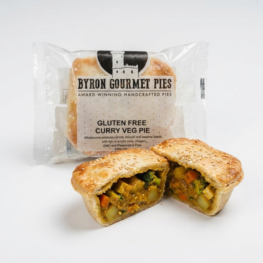Gluten Free Curry Veg Pie