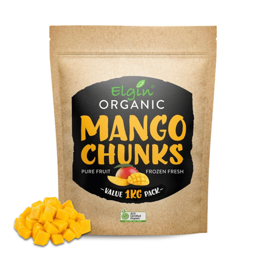 Organic Mango Chunks 1kg Elgin Organic Mango Chunks 1kg