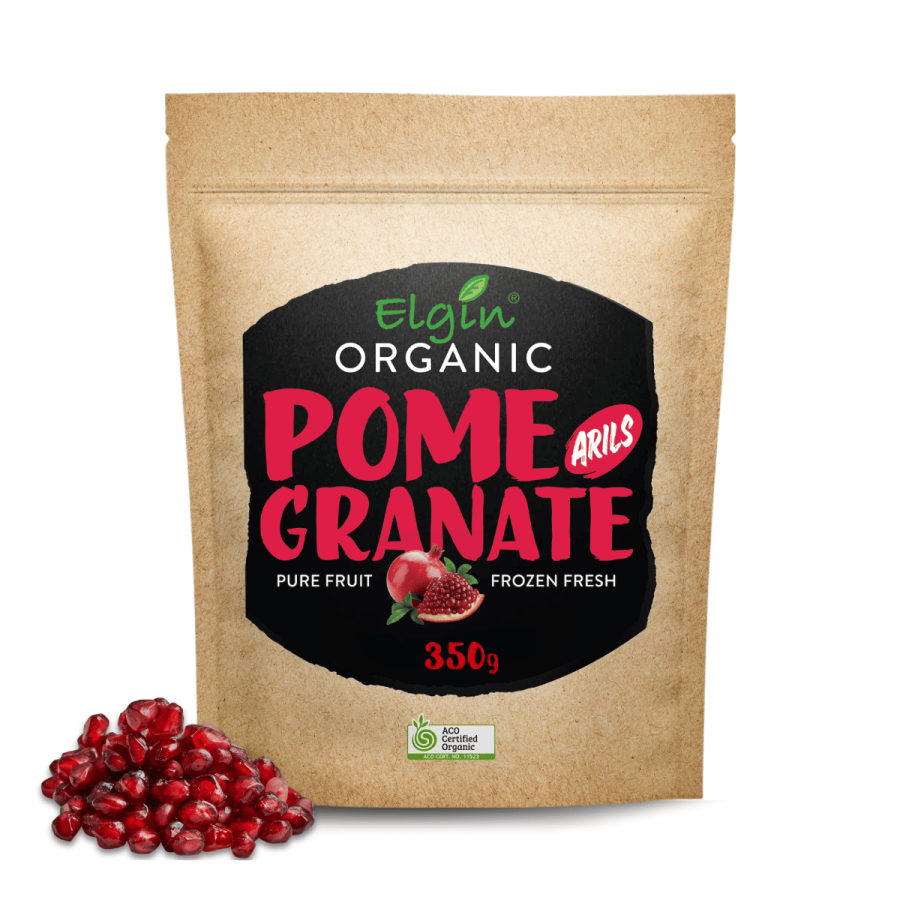 Organic Pomegranate - 350g Elgin Organic Pomegranate Arils 350g