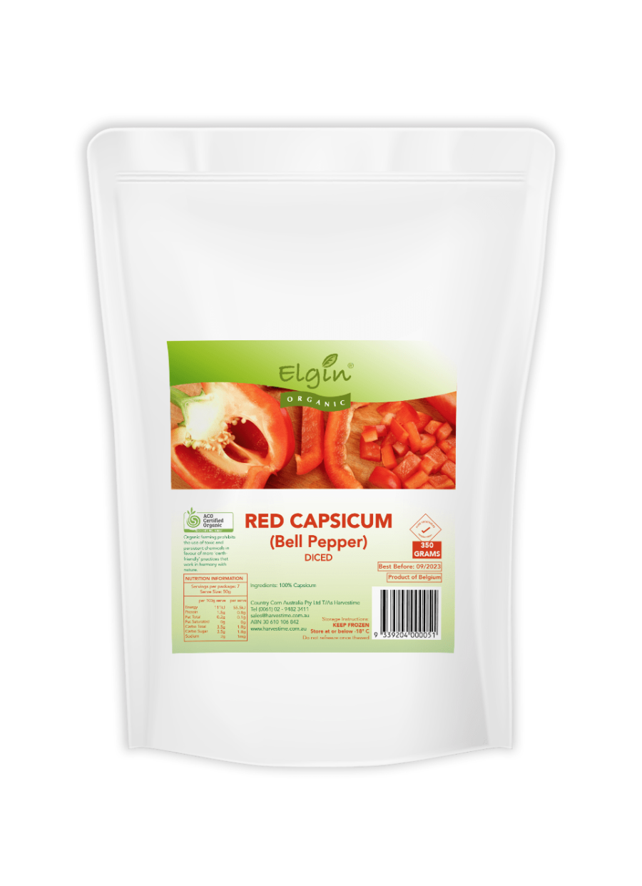 Elgin Red Capsicum Dice 350g