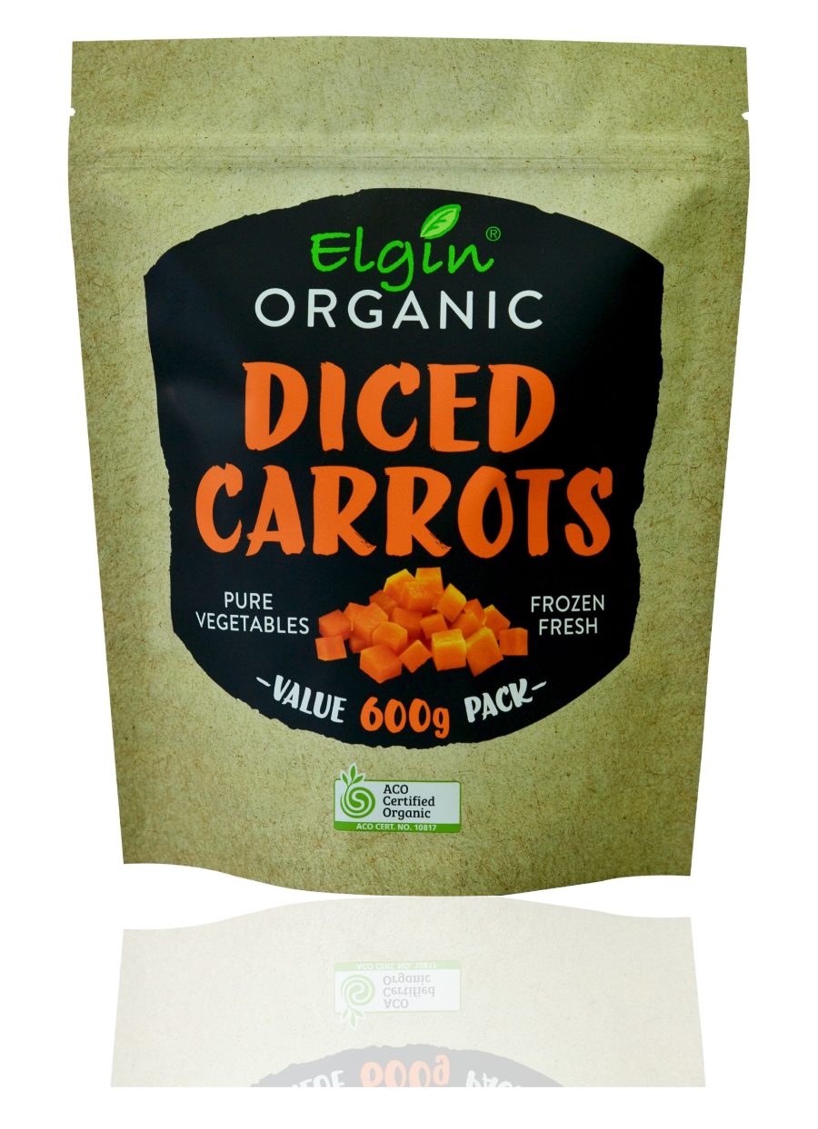 Elgin Organic Carrot Diced 600g