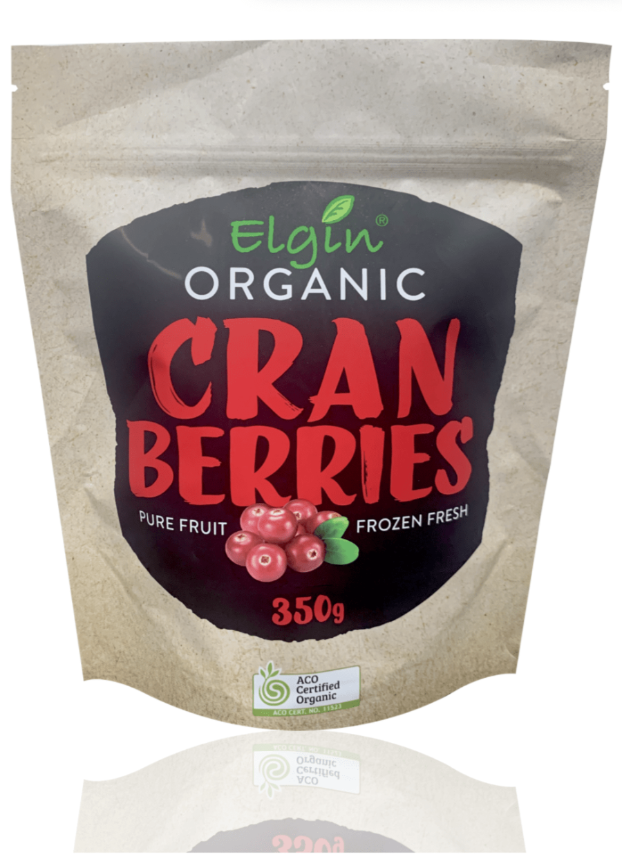 Elgin Organic Cranberries 350g