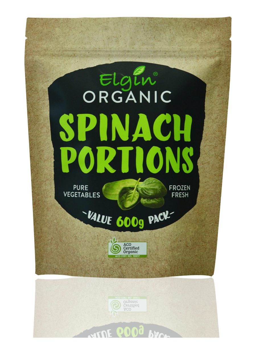 Elgin Organic Spinach 600g