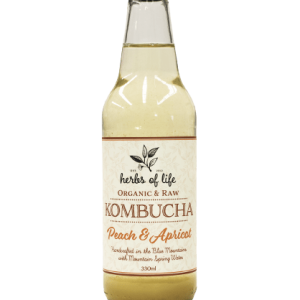 Peach & Apricot Kombucha 330ml