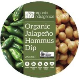 Organic Indulgence Jalopeno Dip 200g