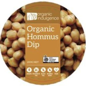 Organic Indulgence Hommus Dip 200g