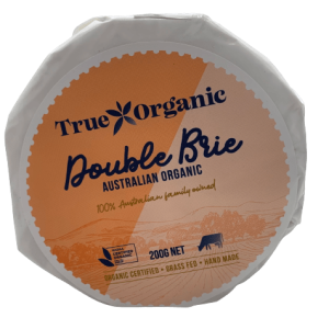True Org Double Cream Brie 200