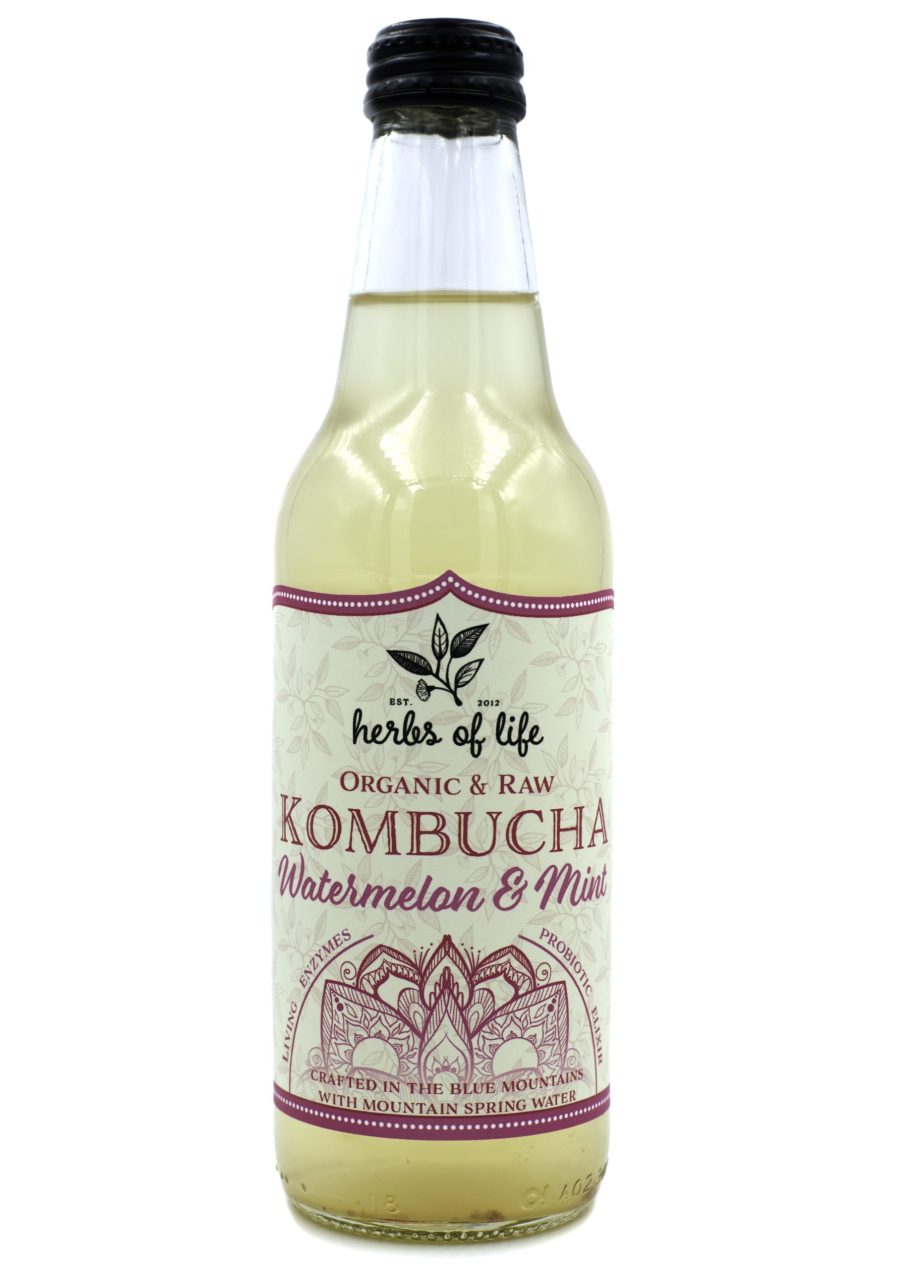 Herbs of Life Watermelon Mint Kombucha 330ml