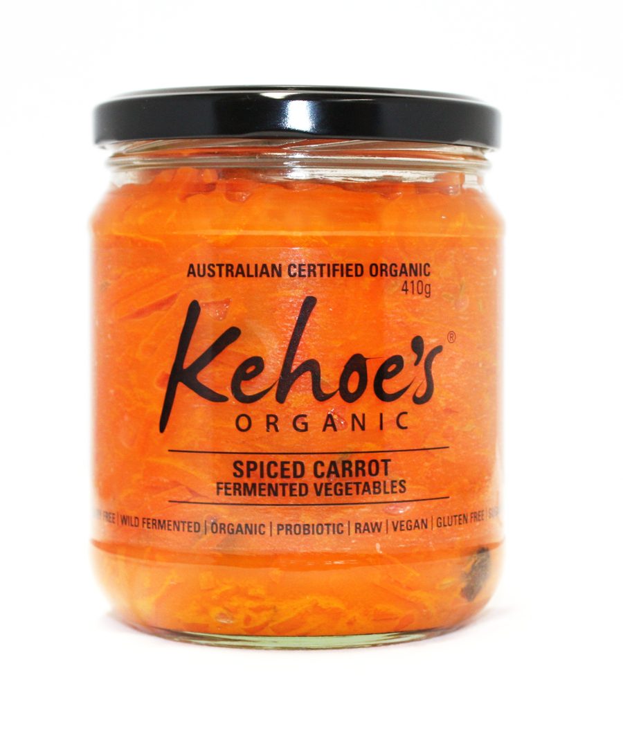 Kehoe’s Organic Spiced Carrot Fermented Vegetables 410g