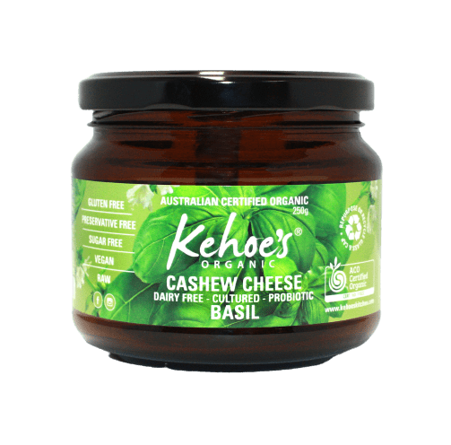 Kehoe’s Organic Basil Cashew Cheese 250g