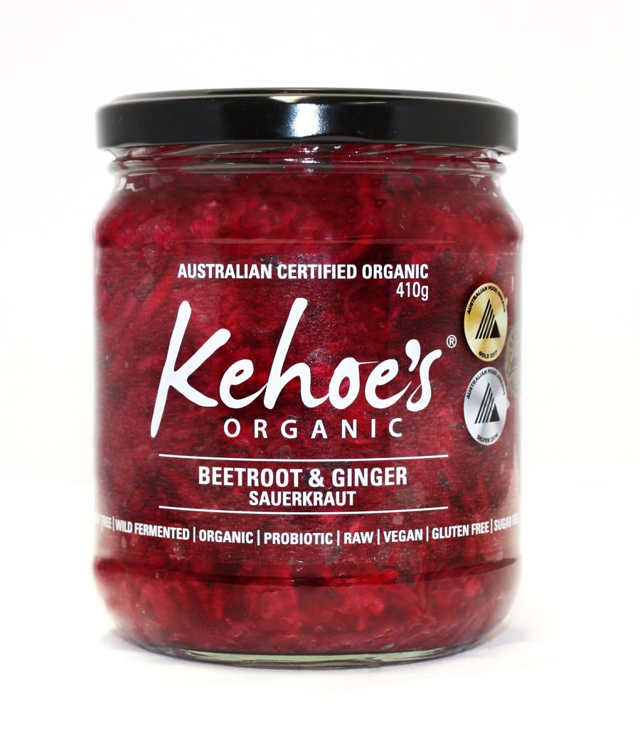 Kehoe’s Organic Beetroot Ginger Sauerkraut 410g