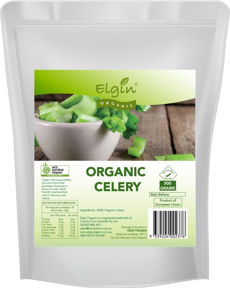 Elgin Organic Celery 500g