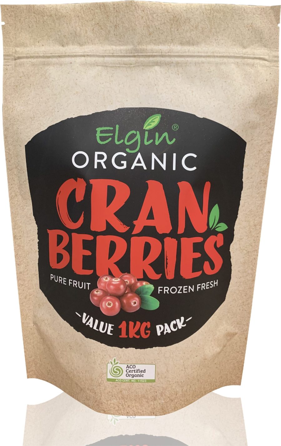 Elgin Organic Cranberries 1Kg (8 x 1Kg | Box)