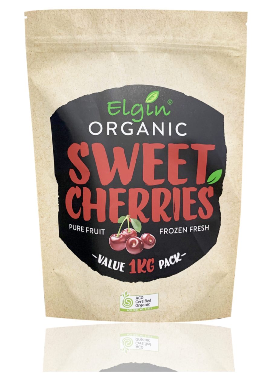 Elgin Organic Sweet Cherries 1Kg (8 x 1Kg | Box)