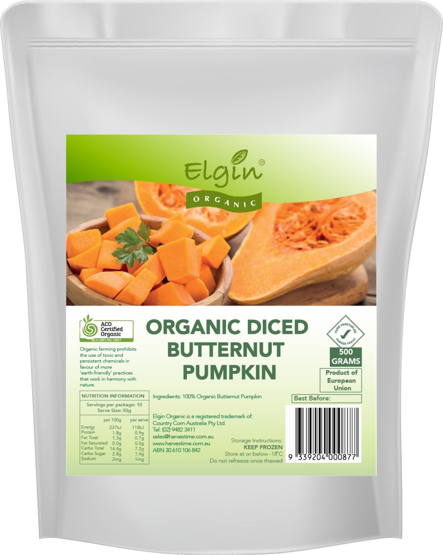 Elgin Organic Butternut Pumpkin 500g