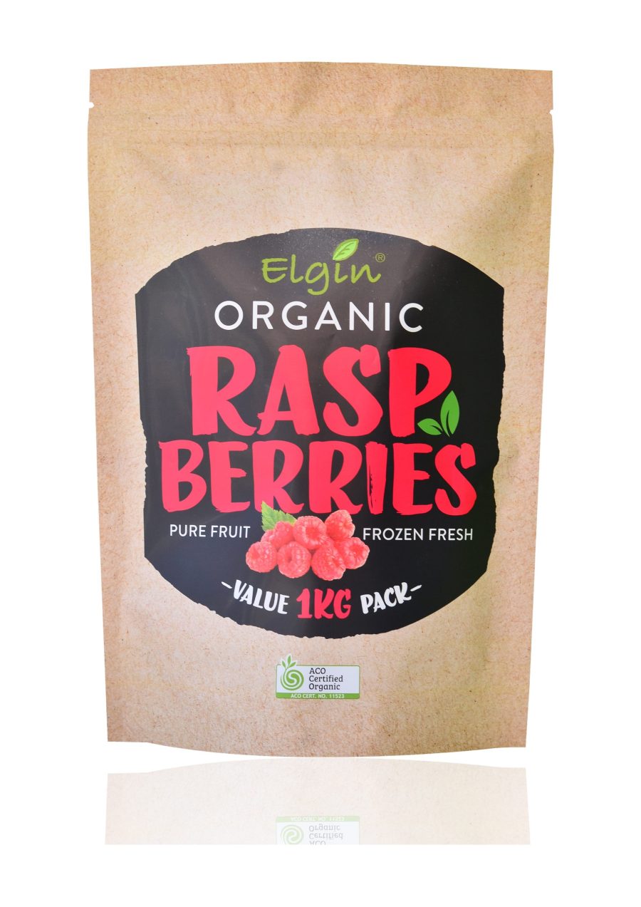 Elgin Organic Raspberries 1Kg (8 x 1kg | Box)