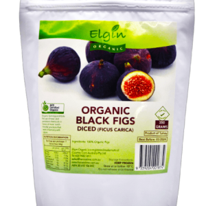 Elgin Organic Black Figs Diced 350g