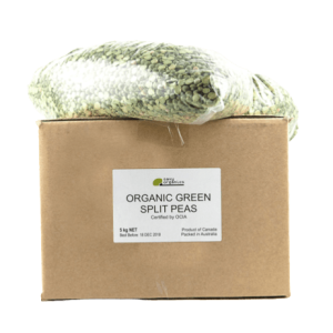 Peas Green Split Organic 5kg