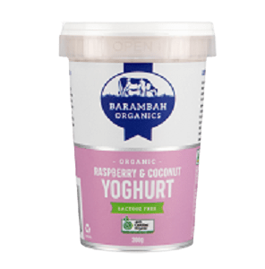 Barambah Raspberry & Coconut Yoghurt 200g