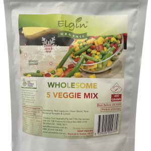 Elgin Organic 5 Veggie Mix 400g ( 12 x 400g | Box )