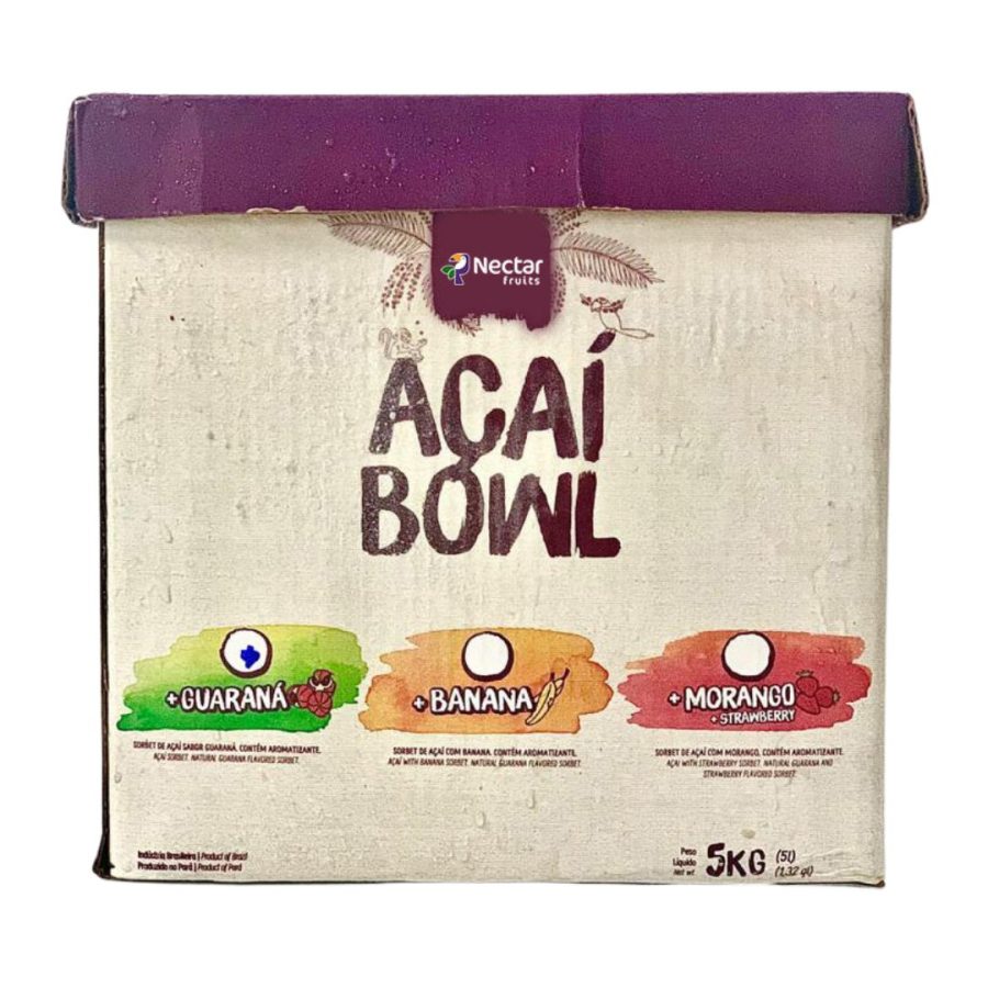 Nectar Fruit Acai Guarana Sorbet 5Kg