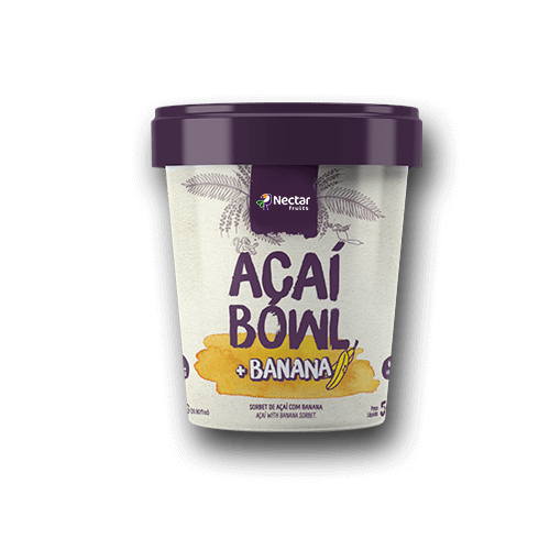 Nectar Fruits Acai Banana Sorbet 500g