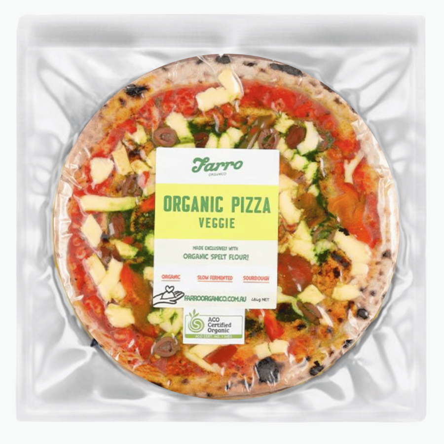 Farro Org Spelt Veg Pizza10″