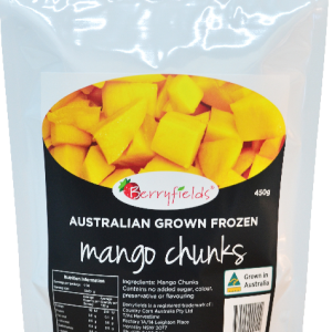 Berryfields Aust Mango Chunks 450g