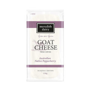 Meredith Goat Cheese Chevre Australian Native Pepperberry 150g