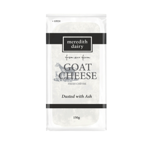 Meredith Goat Cheese Dusted with Ash Chevre 150g