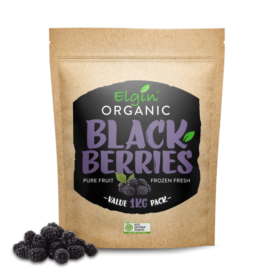 Organic Blackberries 1kg Elgin Organic Blackberries 1kg