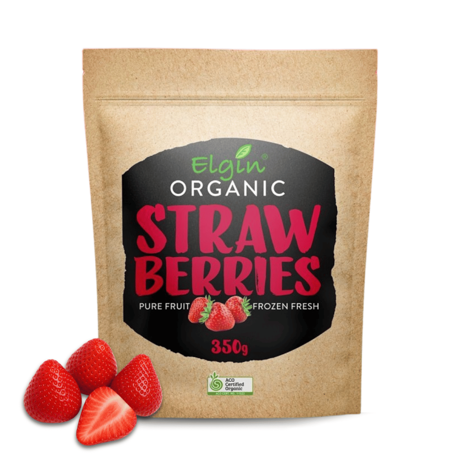Organic Strawberrie 350gs Berryfields Strawberries 500g