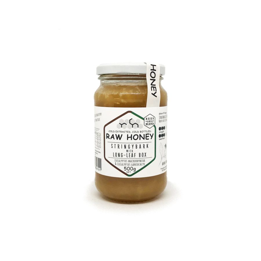 Raw Honey Stringybark With Long Leaf Box 500g