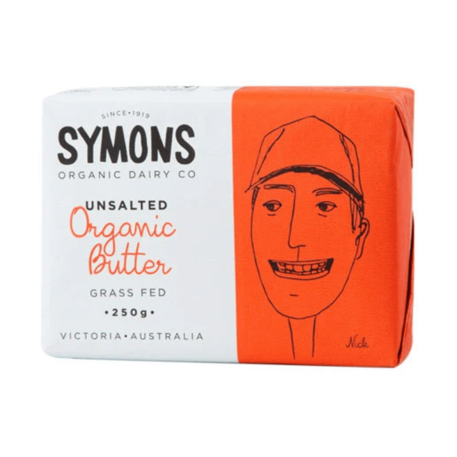 Symons - Organic Unsalted Butter 250g Symons Organic Cheddar 2kg