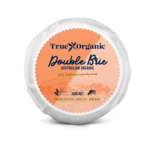 True Organic Double Brie 200g