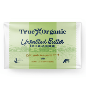 True Organic Unsalted Butter 250g