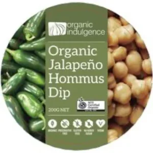 Org Indulg. Jalopene Dip 200g