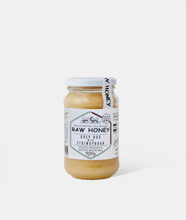 Raw Honey Grey Box With Stringybark 500g