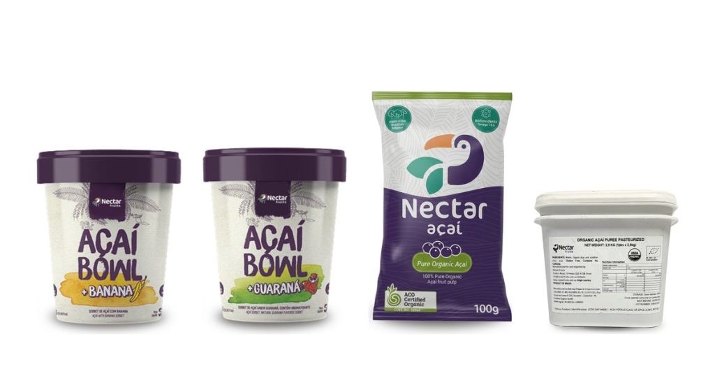 Nectar Fruits organic acai sorbets and puree