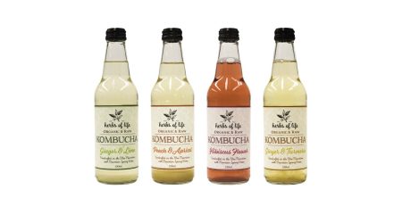 Herbs of Life organic kombucha range