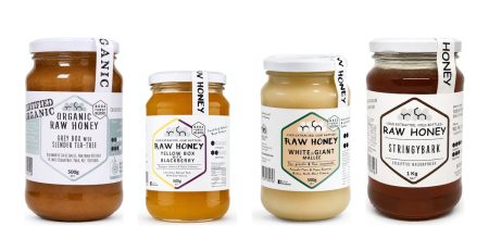 Raw Honey Australian honey range