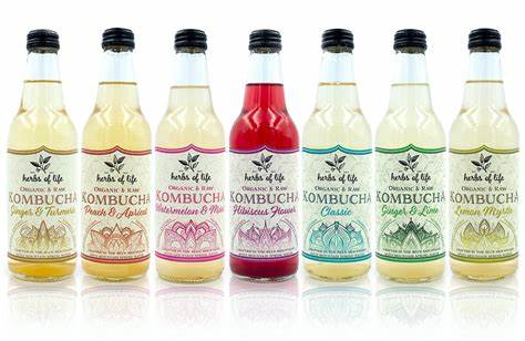 Taste the Goodness: Explore the Delicious & Healthy Herbs of Life Kombucha Range