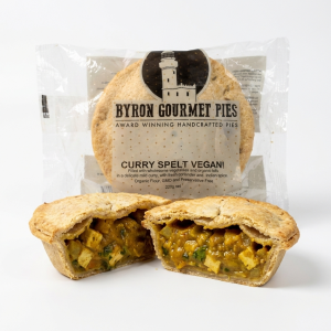 Byron Gourmet Curry Spelt Vegani Pie