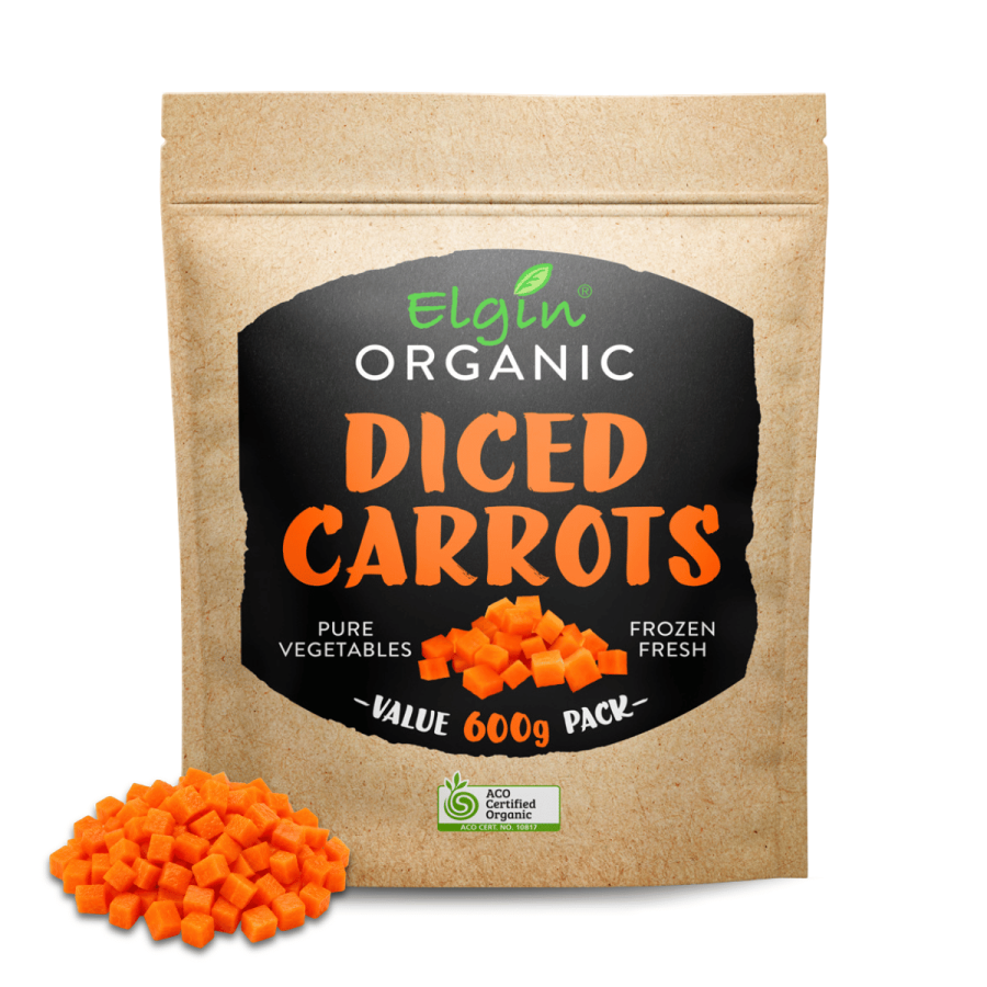 Organic Carrot Diced 600g Elgin Organic Pomegranate Arils 1kg