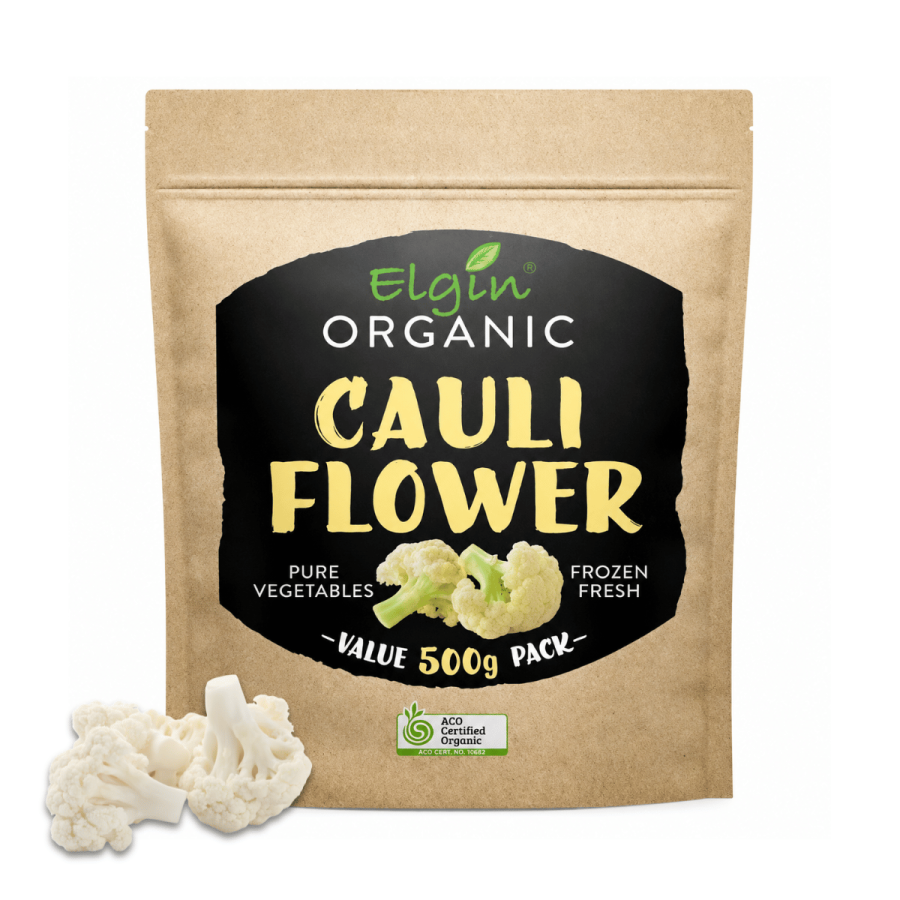 Organic Cauliflower 500g Elgin Organic Pomegranate Arils 1kg