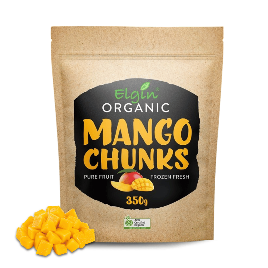 Organic Mango Chunks 350g Elgin Organic Pomegranate Arils 1kg