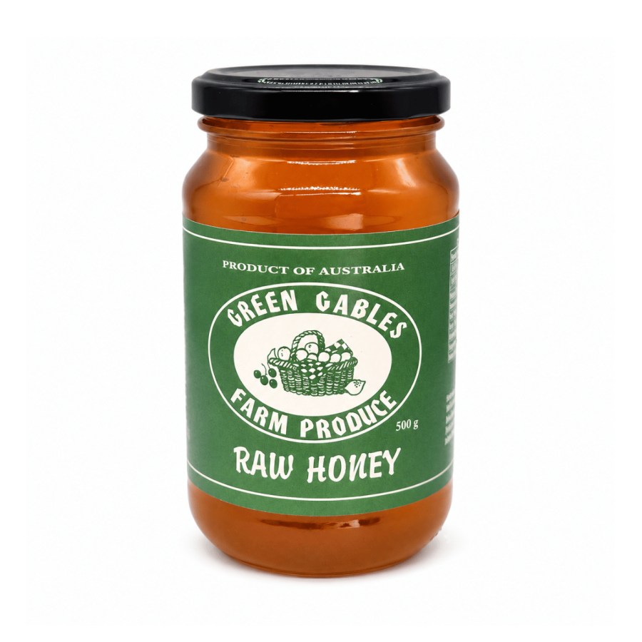 Raw Honey Organic Grey Box With Slender Tea Tree 500g