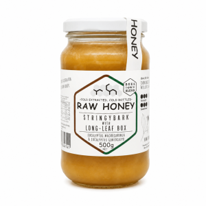 Raw Honey Stringybark With Long Leaf Box 500g