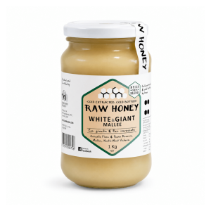 Raw Honey White and Giant Mallee 1kg